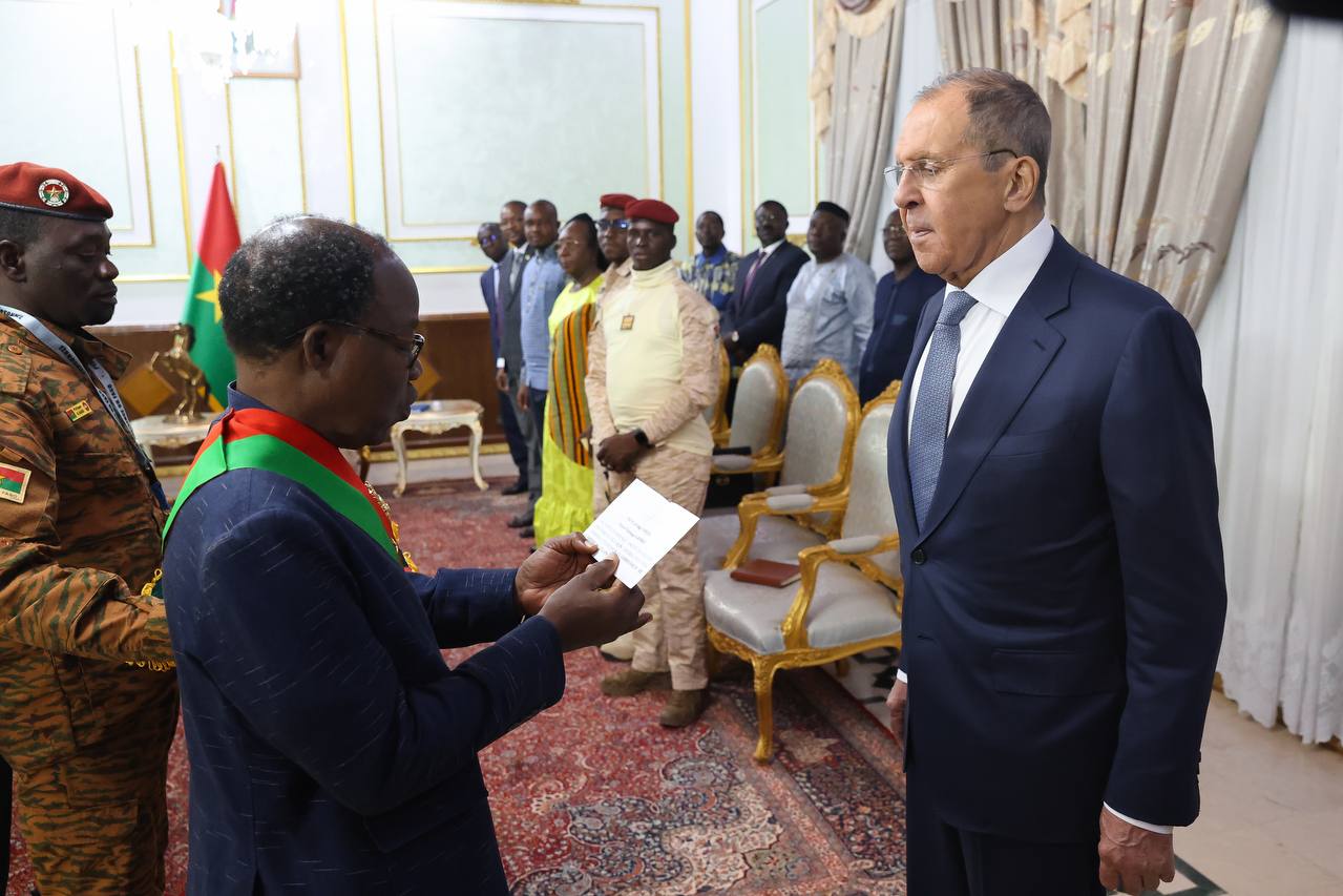 Sergey Lavrov Awarded Highest Honors In Burkina Faso - Media Wire Express